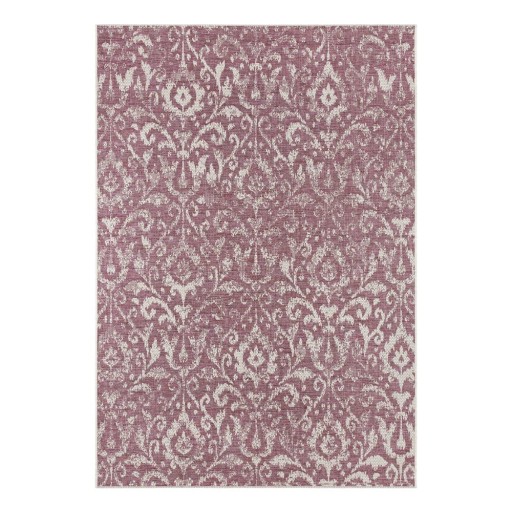 Covor de exterior NORTHRUGS Hatta, 70 x 140 cm, violet - bej