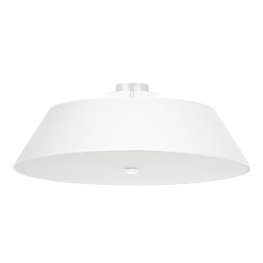 Plafonieră albă cu abajur din sticlă ø 60 cm Hektor - Nice Lamps