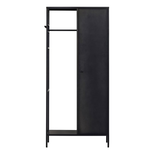 Șifonier gri antracit deschis din metal 80x180 cm Coen – WOOOD