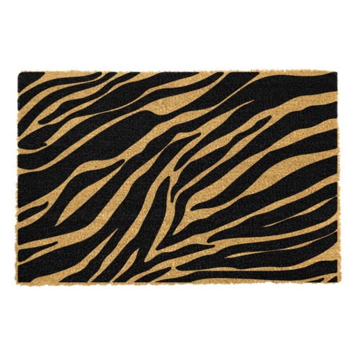 Covoraș de intrare din fibre de nucă de cocos 40x60 cm Zebra – Artsy Doormats