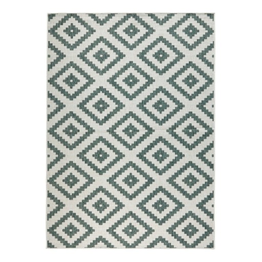 Covor adecvat pentru exterior NORTHRUGS Malta, 120 x 170 cm, verde - crem