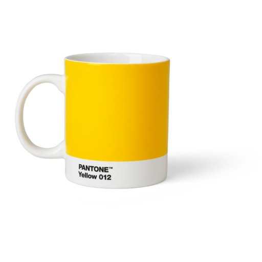 Cană galbenă din ceramică 375 ml Yellow 012 – Pantone