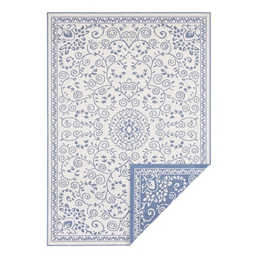 Covor adecvat pentru exterior NORTHRUGS Leyte, 160 x 230 cm, albastru-crem