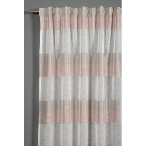 Perdea roz 245x140 cm Etamine - Gardinia