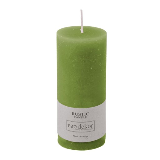 Lumânare Rustic candles by Ego dekor Rust, durată ardere 58 h, verde