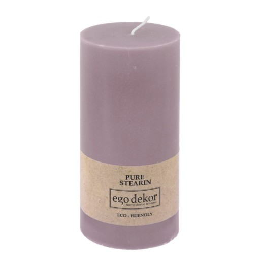 Lumânare Eco candles by Ego dekor Friendly, durată ardere 50 h,mov