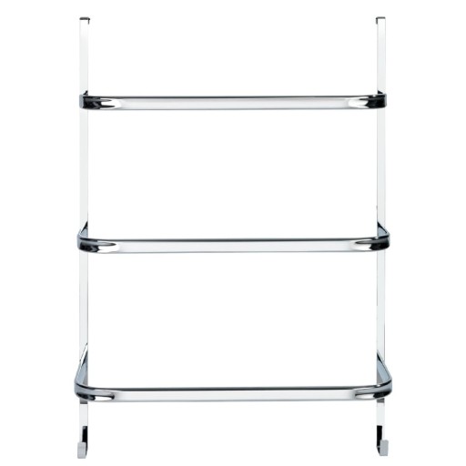 Suport pentru prosoape Wenko Towel Holder Chrome, 21 x 54 cm, argintiu