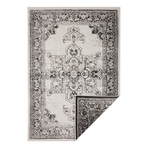 Covor adecvat pentru exterior NORTHRUGS Borbon, 200 x 290 cm, negru-crem