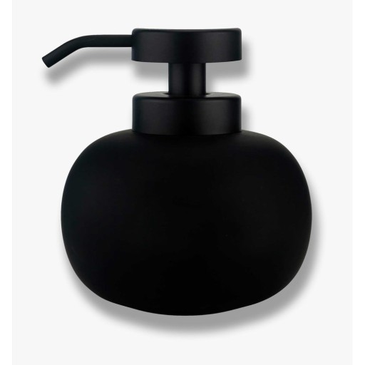 Dozator de săpun lichid negru din ceramică 200 ml Lotus – Mette Ditmer Denmark