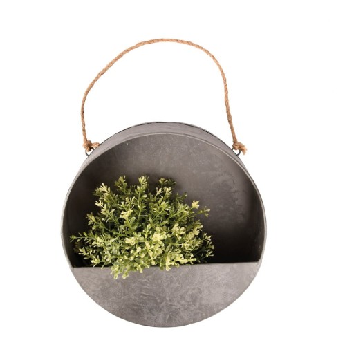 Ghiveci decorativ din metal de agățat / de perete ø 30 cm – Esschert Design