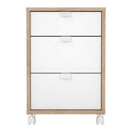 Dulap alb/cu aspect de lemn de stejar 41x61 cm Sign – Tvilum