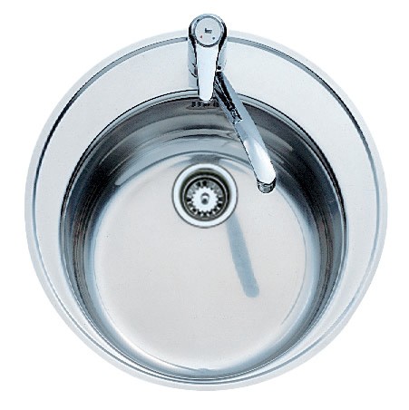 Chiuveta bucatarie Teka Centroval 45 rotunda cu 1 cuva d 510mm inox microtexturat