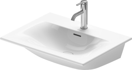 Lavoar Duravit Viu 63x49cm cu capac ceramic si ventil push-open inclus finisaj suplimentar