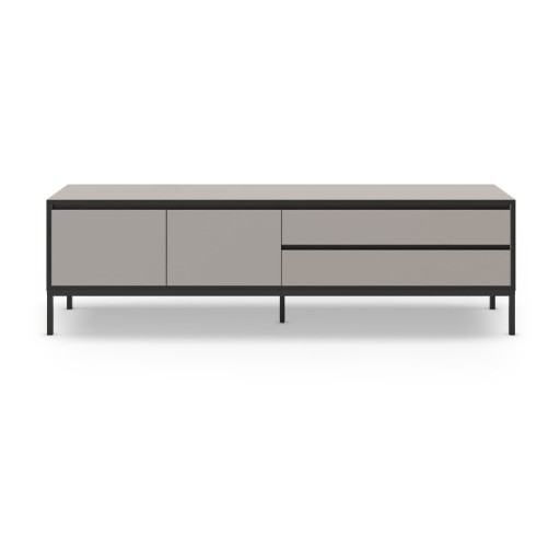 Masă TV gri/bej 180x55 cm Lorenza – Marckeric