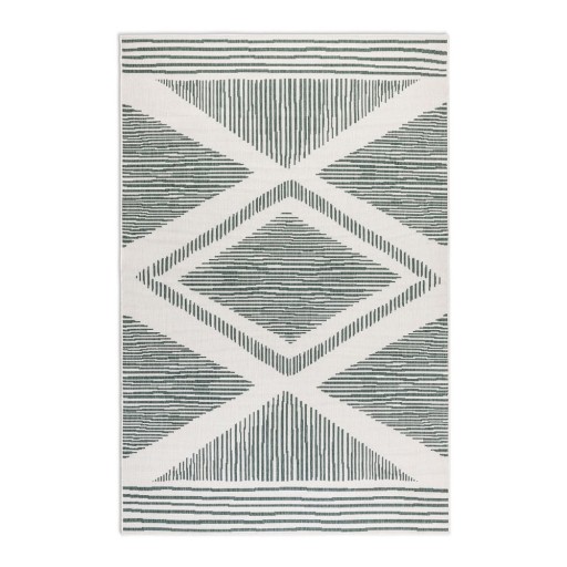 Covor de exterior verde/crem 200x290 cm Gemini – Elle Decoration