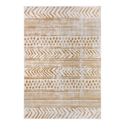 Covor de exterior galben ocru-alb 80x150 cm Biri – NORTHRUGS