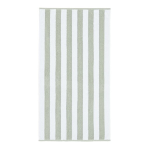 Prosop alb/gri din bumbac 70x120 cm Stripe Jacquard – Bianca