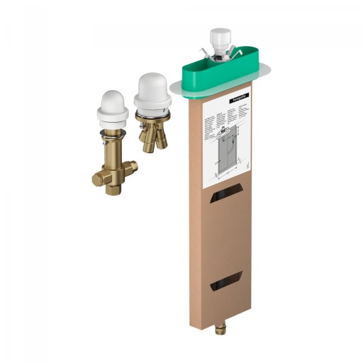 Corp incastrat Hansgrohe sBox Basic Set pentru baterie din 3 elemente