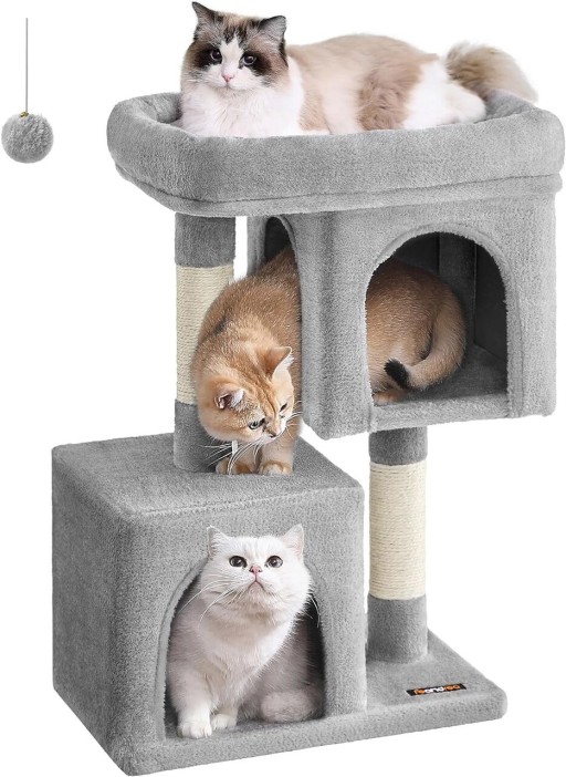 Ansamblu de joaca pisici / arbore pentru pisici, Feandrea Cat Tower S, 48 x 32 x 70 cm