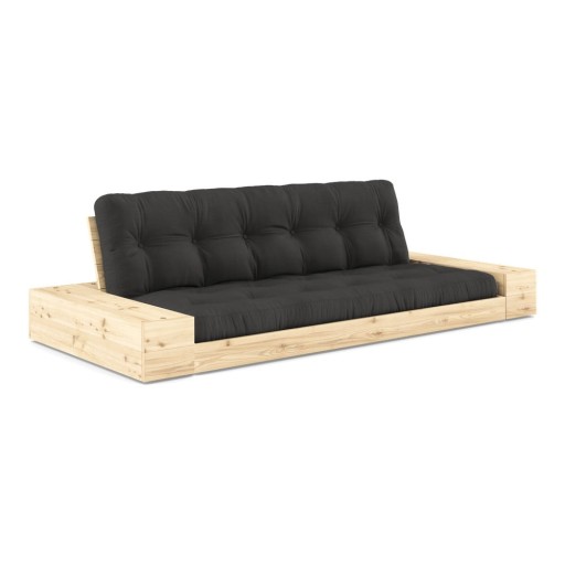 Canapea gri închis extensibilă 244 cm Base – Karup Design