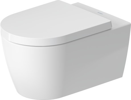 Vas wc suspendat Duravit Me by Starck Rimless 37x57cm HygieneGlaze alb mat