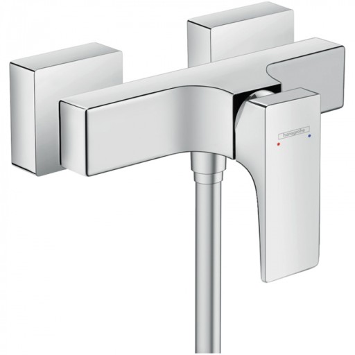 Baterie dus perete culoare crom Hansgrohe, Metropol