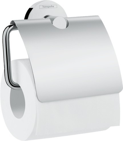 Suport hartie igienica culoare crom Hansgrohe, Logis Universal