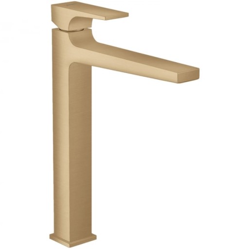 Baterie lavoar bronz periat cu ventil, Hansgrohe Metropol 260