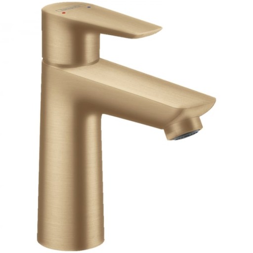 Baterie lavoar bronz periat, ventil pop-up inclus, Hansgrohe Talis 110