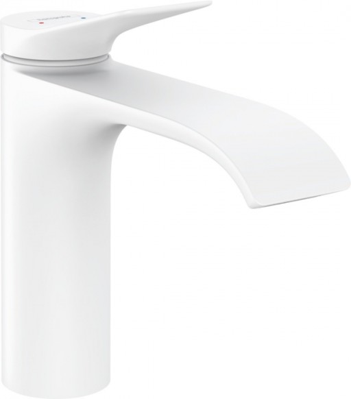 Baterie lavoar alb mat, monocomanda, Hansgrohe Vivenis 75022700