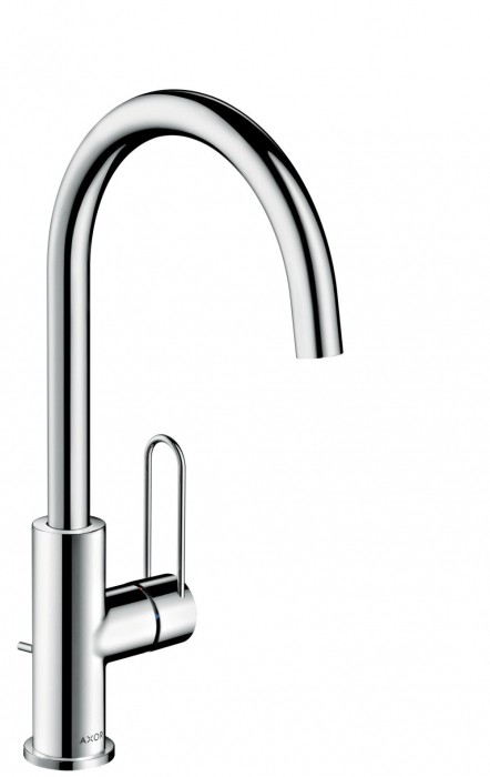 Baterie lavoar baie crom cu ventil pop-up Hansgrohe Axor Uno 240