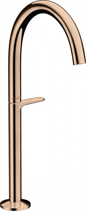 Baterie lavoar inalta red gold lucios cu ventil click-clack Hansgrohe Axor One Select 260