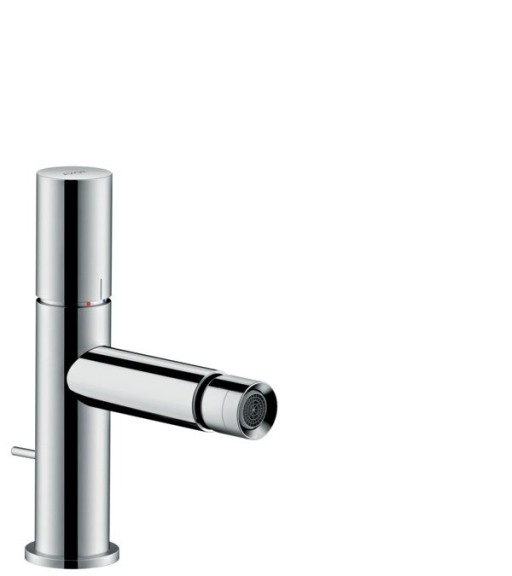 Baterie bideu crom cu levier scurt, ventil pop-up inclus Hansgrohe Axor Uno