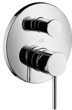 Baterie cada sau dus Hansgrohe Axor Starck incastrata pentru corp ingropat, crom