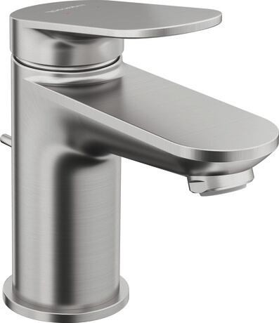 Baterie lavoar Duravit Wave S ventil pop-up inox periat