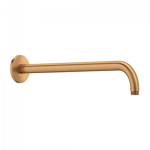 Brat de dus Duravit Shower Round 41cm cu montaj pe perete bronz periat