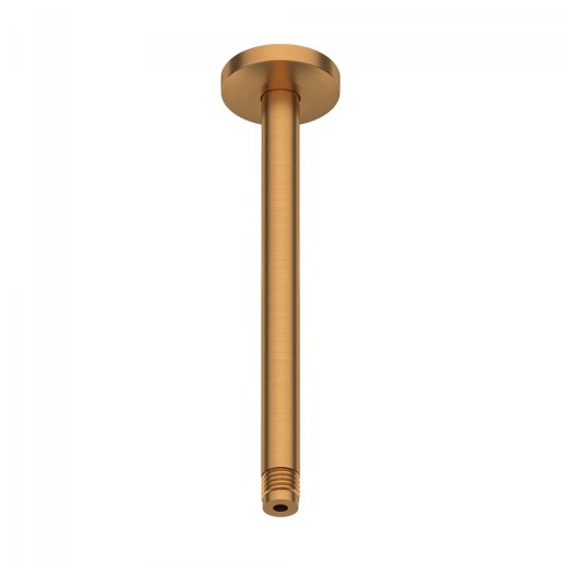 Brat de dus Duravit Shower Round 20cm cu montaj in tavan bronz periat