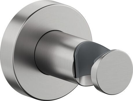 Agatatoare dus Duravit Shower Round inox periat