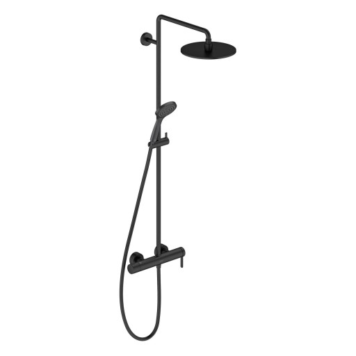 Coloana de dus Duravit C.1 Shower System cu baterie negru mat