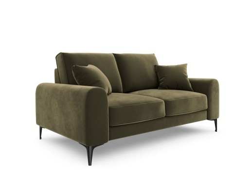 Canapea, Madara, Mazzini Sofas, 2 locuri, 172x102x90 cm, catifea, verde