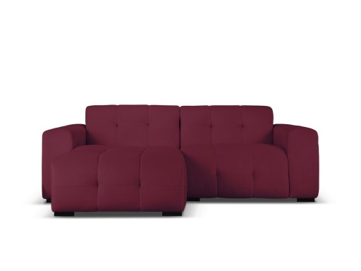 Coltar stanga 4 locuri, Kendal, Micadoni Home, BL, 256x173x79 cm, catifea, mov