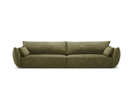 Canapea 4 locuri, Kaelle, Micadoni Home, BL, 248x110x85 cm, poliester chenille, verde