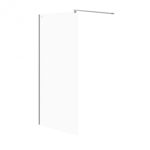 Paravan dus walk-in 100x200 cm Cersanit Mille, sticla securizata, profil crom