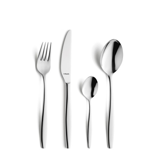 Set tacamuri 24 piese, Amefa, Florence, inox, argintiu