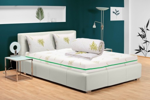 Pachet saltea Bedora Confort Relax Aloe Vera 90 x 200 cm + pilota + perna, spuma memory