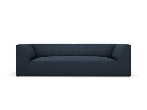 Canapea 3 locuri, Ruby, Micadoni Home, BL, 232x93x69 cm, poliester, albastru navy