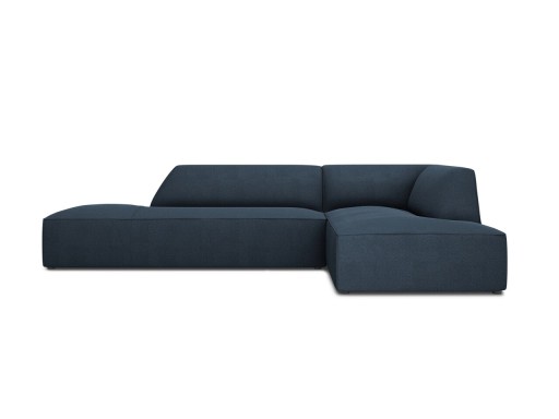 Coltar dreapta 4 locuri, Ruby, Micadoni Home, BL, fara cotiera, 273x180x69 cm, poliester, albastru navy