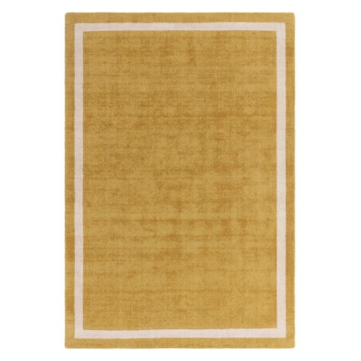 Covor galben ocru handmade din lână 200x300 cm Albi – Asiatic Carpets