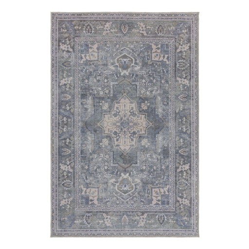 Covor verde lavabil din amestec de fibre reciclate 200x290 cm Windsor – Flair Rugs