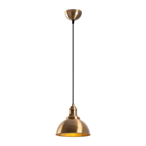 Lustră în culoarea bronz cu abajur din metal ø 21 cm Varzan – Opviq lights